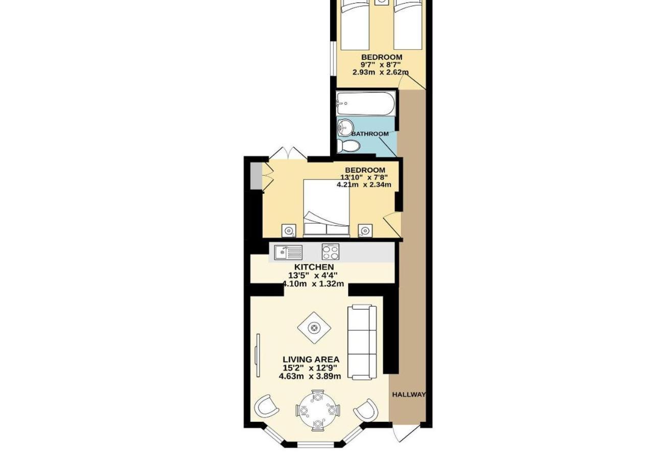 Queens Apartment - By My Getaways - Free Parking For One Car Brighton Exterior foto